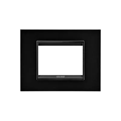 Placa ornament Chorus LUX -Metalizat - 4 module- BLACK - CHORUS