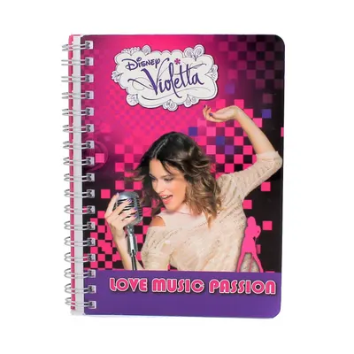 Carnetel A6 cu spirala Violetta 06