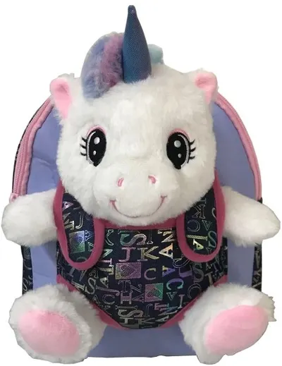 Ghiozdan pentru grădiniță S. Cool Baby Animals - Mov, cu unicorn