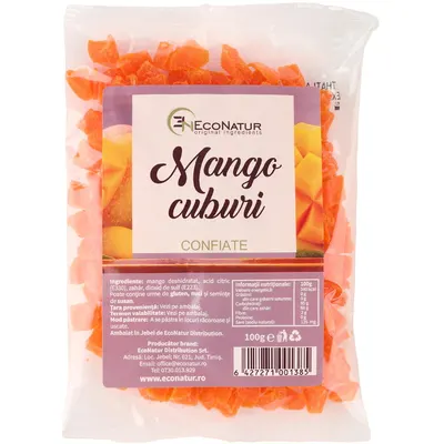 Mango Cuburi Confiate 100g