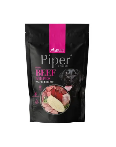 PIPER Animals plicuri hrană câini 10x500 g stomac de vită