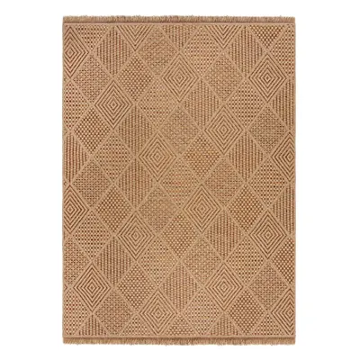 Covor pentru exterior și interior în culoare naturală 200x290 cm Nora Diamond – Flair Rugs