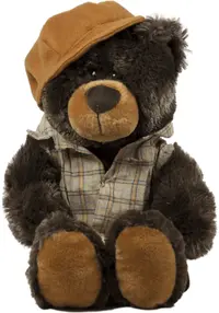 Jucărie de pluș Amek Toys - Ursuleț de pluș cu haine de iarnă, 28 cm