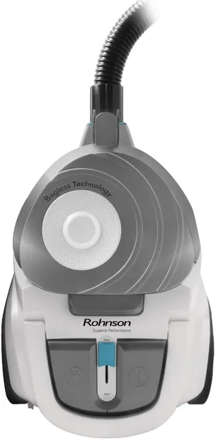 Aspirator vertical fără sac Rohnson - R-1240, HEPA, alb /gri