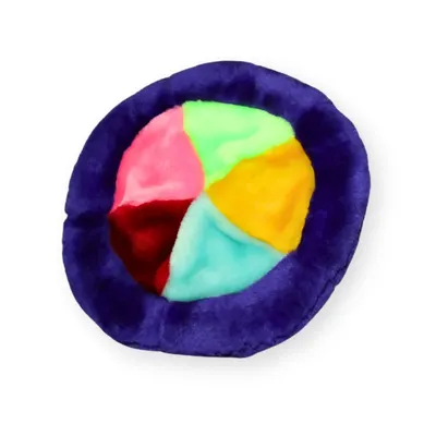 Frisbee multicolor din plus - 21cm