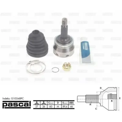Set articulatie, planetara PASCAL G10348PC