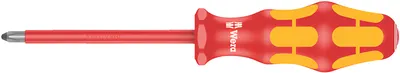 Șurubelniță Phillips izolată Wera - 162 PH, VDE, 1 x 80 x 4.5 mm