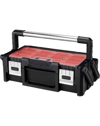CURVER Organizator 18" CANTILEVER negru/roșu