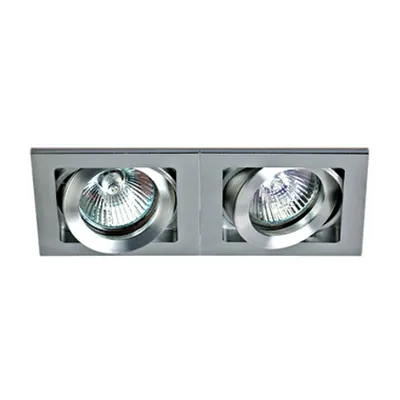Helios-S/A2 2x50W GU5,3 MR16, 12V, IP20, aluminiu