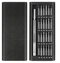 Set Surubelnite de Precizie 24 in 1 cu Trusa de depozitare Neagra