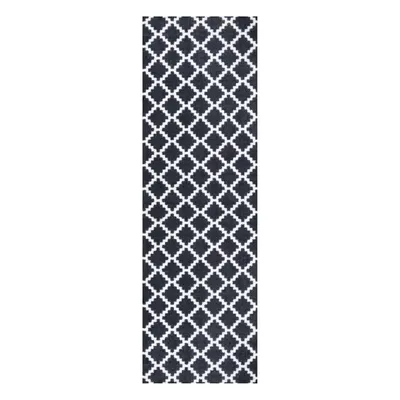 Covor tip traversă Zala Living Elegance, 50 x 150 cm, negru-alb