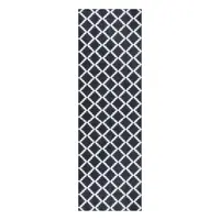 Covor tip traversă Zala Living Elegance, 50 x 150 cm, negru-alb