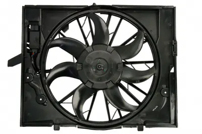 Ventilator radiator (cu carcasa) potrivit BMW 5 (E60), 5 (E61), 6 (E63), 6 (E64), 7 (E65, E66, E67) 2.5-4.4 07.01-12.10
