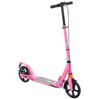 AIYAPLAY Trotinetă copii Scooter cu mânere reglabile trotinetă pliabilă pentru copii 6-12 ani 94 x 36 x 88-103 cm Roz | Aosom Romania