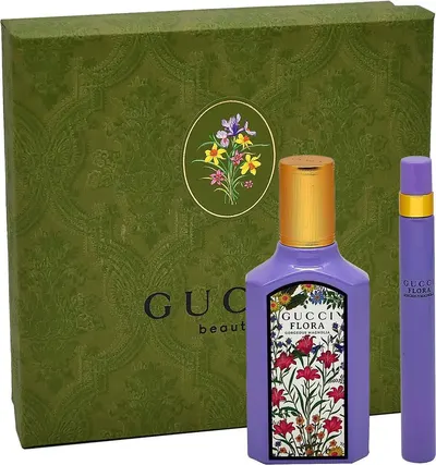 Gucci Set Flora Gorgeous Magnolia - Apă de parfum, 50 + 10 ml