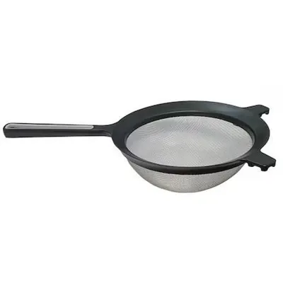 Strecurator Inox, Maner din Plastic, Diametru 17 cm, Perfect Home