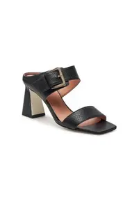 Papuci dama 303874520 - Piele naturala - Negru - Negru
