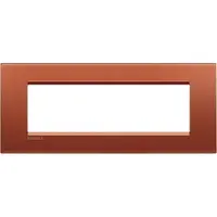Rama ornament 7 module Bticino Living Light LNA4807RK, caramiziu