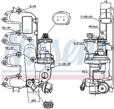Supa Egr Potrivit Ford Galaxy Ii, S-Max, Tourneo Connect 1.8d 06.02-06.15