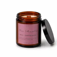 Lumânare parfumată din ceară de soia Noir Silhouette - Mosc și Lemn de santal - Default Title