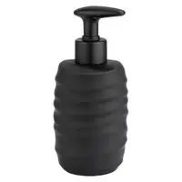 Dozator de săpun lichid negru din ceramică 400 ml Illana – Wenko