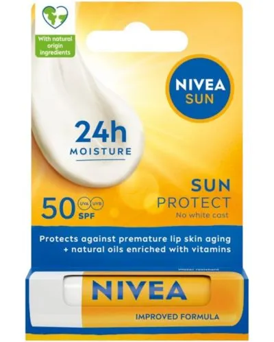 Balsam de buze cu SPF50, 4.8g, Nivea