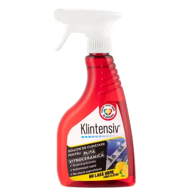 Solutie curatare plita vitroceramica 500 ml, Klintensiv