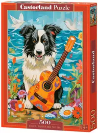 Puzzle Castorland din 500 piese - Mașini cu o chitară lângă mare