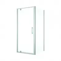 Cabina dus 100x100 cm cu usa batanta, crom lucios, sticla securizata de 6 mm, Sanswiss Ocelia
