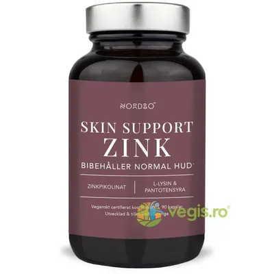 Zinc Skin Support (Suport pentru Sanatatea Pielii) 90cps