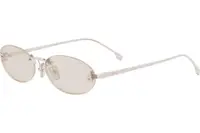 FENDI First Crystal Rose Oval Sunglasses