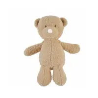 Jucarie plus bebelusi, Nattou, Cuddly Teddy, 22 cm, Material moale si pufos, Stimuleaza motricitatea fina si grosiera, Prieten de joaca si mangaiere, 0 luni+, Maro