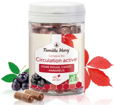 Formulă pentru o circulație sanguină bună și picioare ușoare, 50 capsule, Famille Mary