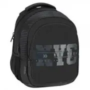 Ghiozdan Starpak NYC, 43 cm, 3 compartimente, negru