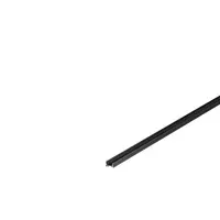 Profil led, GRAZIA 10 montat pe suprafata profil, LED, plat, canelate, 2m, negru,