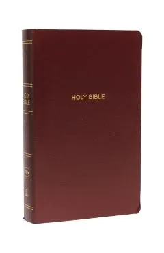 NKJV, Gift and Award Bible, Leather-Look, Burgundy, Red Letter Edition