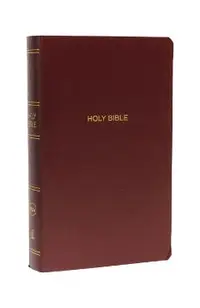 NKJV, Gift and Award Bible, Leather-Look, Burgundy, Red Letter Edition