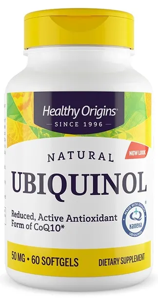 Ubiquinol, 50 mg, 60 capsule, Healthy Origins