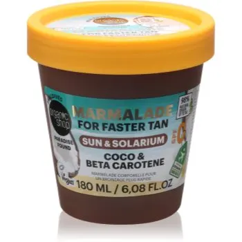Organic Shop Paradise Found Coco & Beta Carothene unt pentru corp pentru intensificarea bronzului