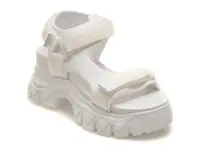 Sandale REPLAY albe, WSIS03S, din piele ecologica
