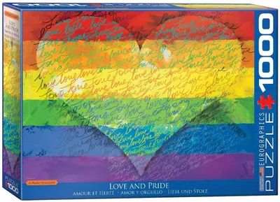 Puzzle Eurographics din 1000 de piese - Love & Pride