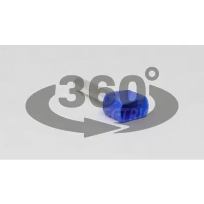 Tub de capat dublu, izolat (PA6.6),cupru el.stanat, albastru E16I 2×2,5mm2, l=13mm