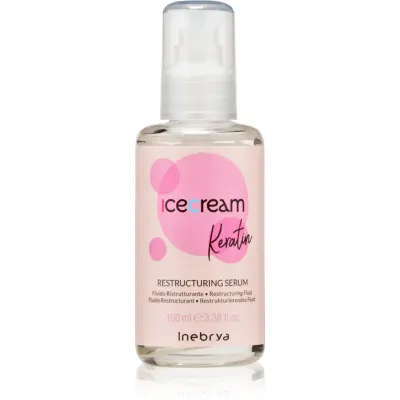 Inebrya Keratin Restructuring Serum ser regenerator pentru păr s keratinem 100 ml