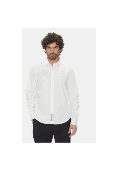 Camasa barbati MACE30 PP483 - Bumbac - Alb - Alb