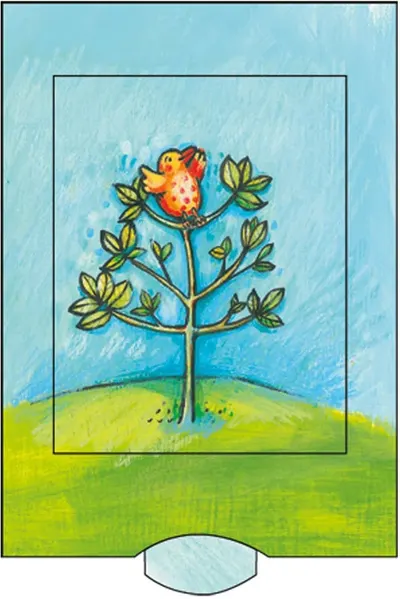 Felicitare de salutare Living Card - Pomul vieții