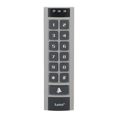 Cititor de proximitate standalone Satel PK-01, EM 125 kHz, 50 utilizatori, tastatura