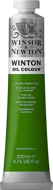Vopsea ulei Winsor &amp; Newton Winton - verde crom, 200 ml