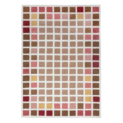 Covor roz țesut manual din lână 200x290 cm Renga Wool – Flair Rugs