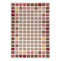 Covor roz țesut manual din lână 140x200 cm Renga Wool – Flair Rugs