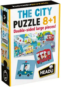 Puzzle educativ Headu - Mediul urban, 8+1